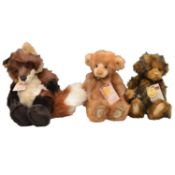Charlie Bears - three limited edition teddy bears
