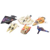 Action Figures: Collection of loose Starcom vehicles, by Coleco and Mattel