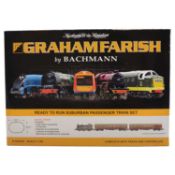 Graham Farish, an N gauge model railway Suburban Passenger Train set