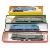 Four Hornby OO gauge model railway locomotives,