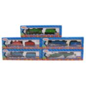 Five Hornby OO gauge Thomas & Friends model railway locomotives,