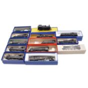 Thirteen Hornby OO gauge model railway locomotives,