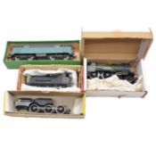 Four model railway locomotives,