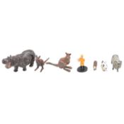 Quantity of metal toy models,