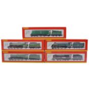 Five Hornby OO gauge model railway locomotives,