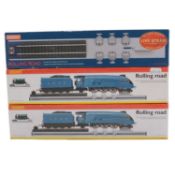 Three Hornby OO gauge model railway rolling roads,