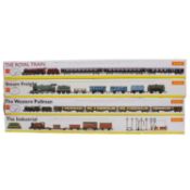 Hornby OO gauge, three track pack systems and a part set,