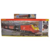 Hornby OO gauge model railway electric train set R1023 and Hogwarts Express coach,