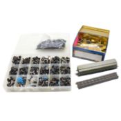 Quantity of model railway parts,
