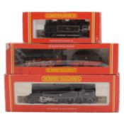 Hornby OO gauge model railway, three locomotives,