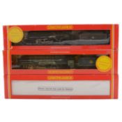 Hornby OO gauge model railway, three locomotives, limited edition,