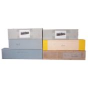 Six model railways locomotive kits, all part built,