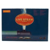Hornby OO gauge model train, Flying Scotsman with controllers, R1058, live steam,