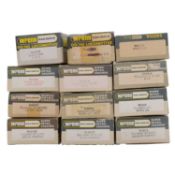 Wrenn OO/HO gauge model railway, two locomotives, coaches and a horse box,