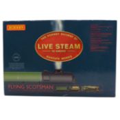 Hornby OO gauge model train, Flying Scotsman, R2566, live steam,