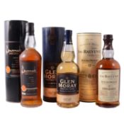 Three assorted bottles of single malt Scotch whisky