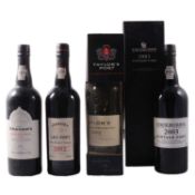 Four assorted bottles of vintage Port, various producers