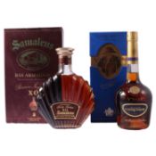Samalens XO Reserve Imperiale Armagnac, and a Courvoisier VSOP champagne cognac