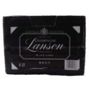Lanson Black Label, NV Champagne Case of 6 bottles