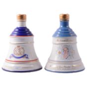 Two Bells Royal Commemorative decanters