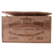 Ch Bahans Haut-Brion 2005, Pessac-Leognan 5 bottles