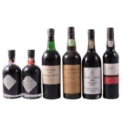 Taylor 1970 Vintage Port, and five other bottles of Port
