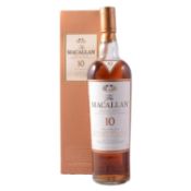 Macallan, 10 year old, single Highland malt whisky 1 bottle