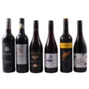 Twelve bottles of assorted table wines - red