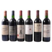 Six bottles of French vintage wine