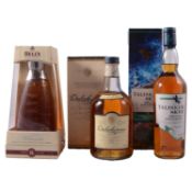 Three assorted Scotch whiskies