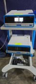 (2) Conmed Edge AES-1 RF Systems on rolling cart
