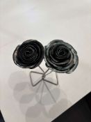 Éternelles & forgées — par Tolésie "Des roses qui ne faneront jamais, forgées à la main avec passion