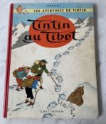HERGÉ TINTIN 20. Tintin au Tibet. B29. Édition originale 1960. Très bon état .