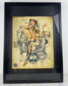 Handiedan - Regulus, 2019 - Signed and framed giclée print Superb giclée print on Etching Cotton Rag