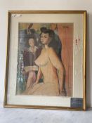 Maurice Blanchard (1903-1969) - Studio Scene - Pastel on paper Figurative composition representing a