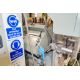 Emmegi Classic Magic 450 TU/4 electronic control double head mitre saw Year: 2017 S/N: C121164 - Image 12 of 14
