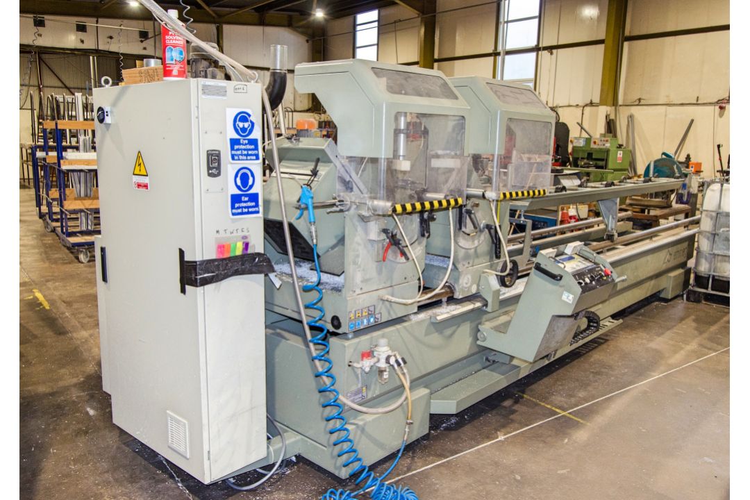 Emmegi Classic Magic 450 TU/4 electronic control double head mitre saw Year: 2017 S/N: C121164 - Image 1 of 14