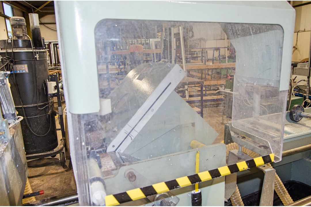 Emmegi Classic Magic 450 TU/4 electronic control double head mitre saw Year: 2017 S/N: C121164 - Image 11 of 14