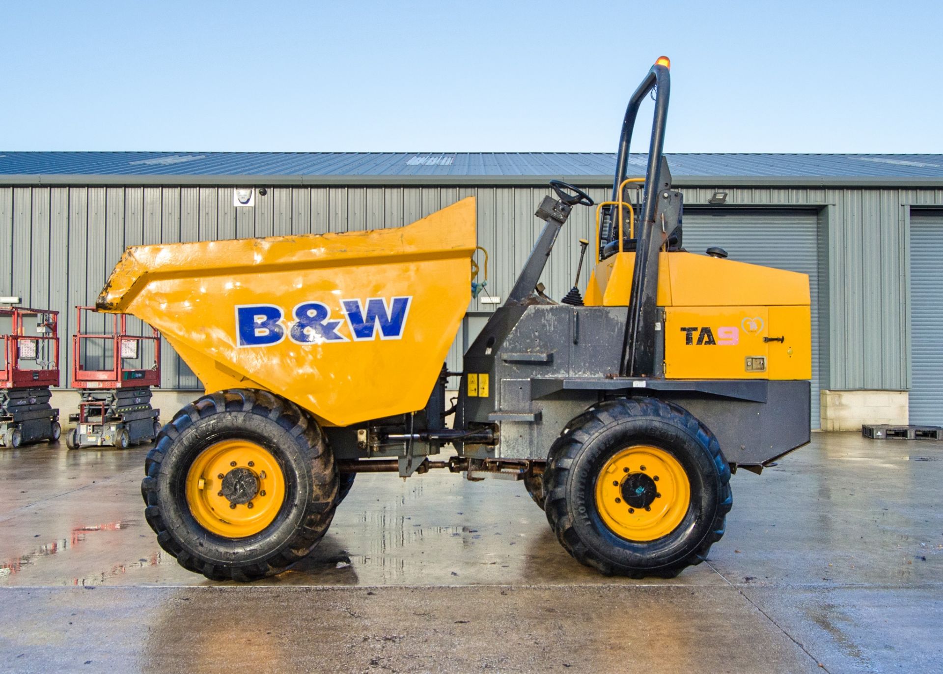 Terex TA9 9 tonne straight skip dumper Year: 2018 S/N:  PS1656 Recorded Hours: 2317 D2369 - Image 7 of 21
