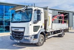 DAF LF 180 12 tonne 4500cc diesel automatic dropside crane lorry Registration Number: BJ70 WPO