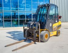 JCB Teletruk 30G 3 tonne gas powered telescopic fork lift truck Year: 2018 S/N: 2707686 Recorded