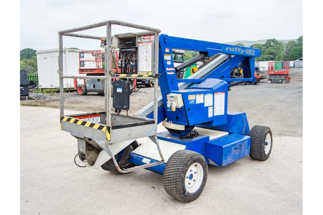Nifty HR12 diesel/battery electric articulated boom access platform Year: 2011 S/N: 1220608 HYP117 - Image 1 of 15