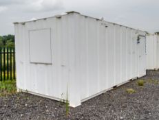 20ft x 9ft steel anti-vandal office site unit c/w Key A671988