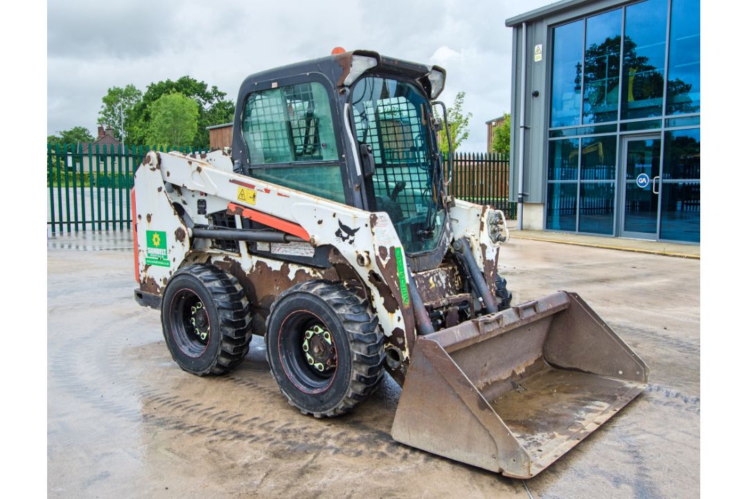 Bobcat S550 skid steer loader Year: 2016 S/N: B3GY11045 Recorded Hours: 1136 A715435 - Image 2 of 22