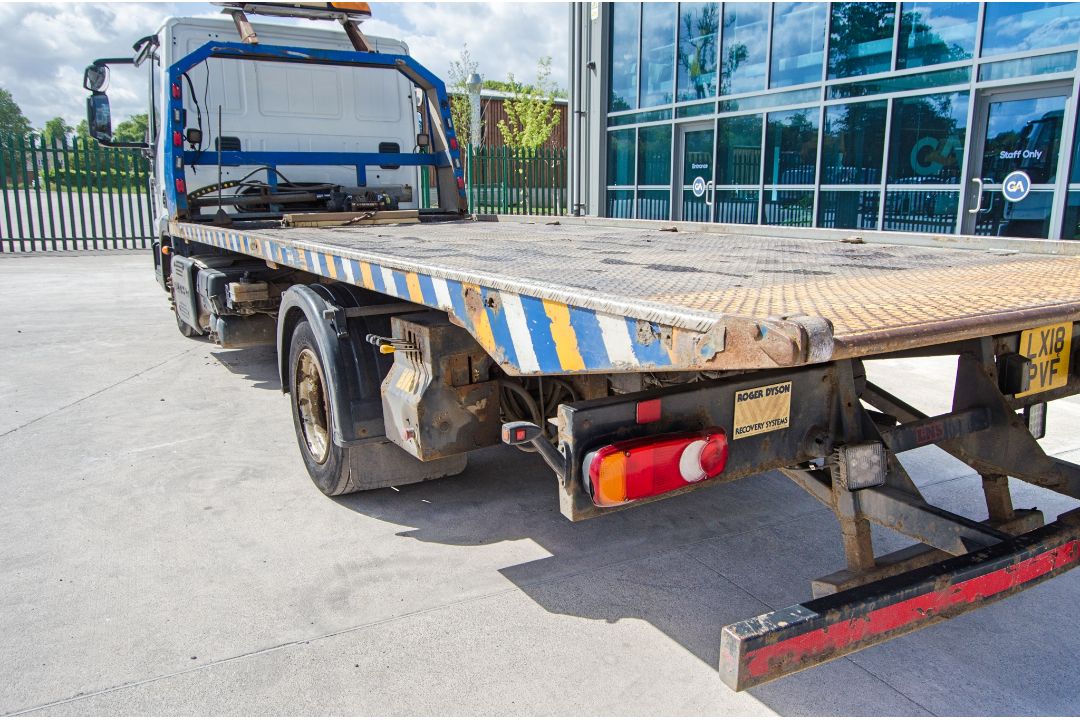 Iveco Eurocargo 75E 16S 7.5 tonne recovery lorry Registration Number: LX18 PVF Date of Registration: - Image 10 of 29