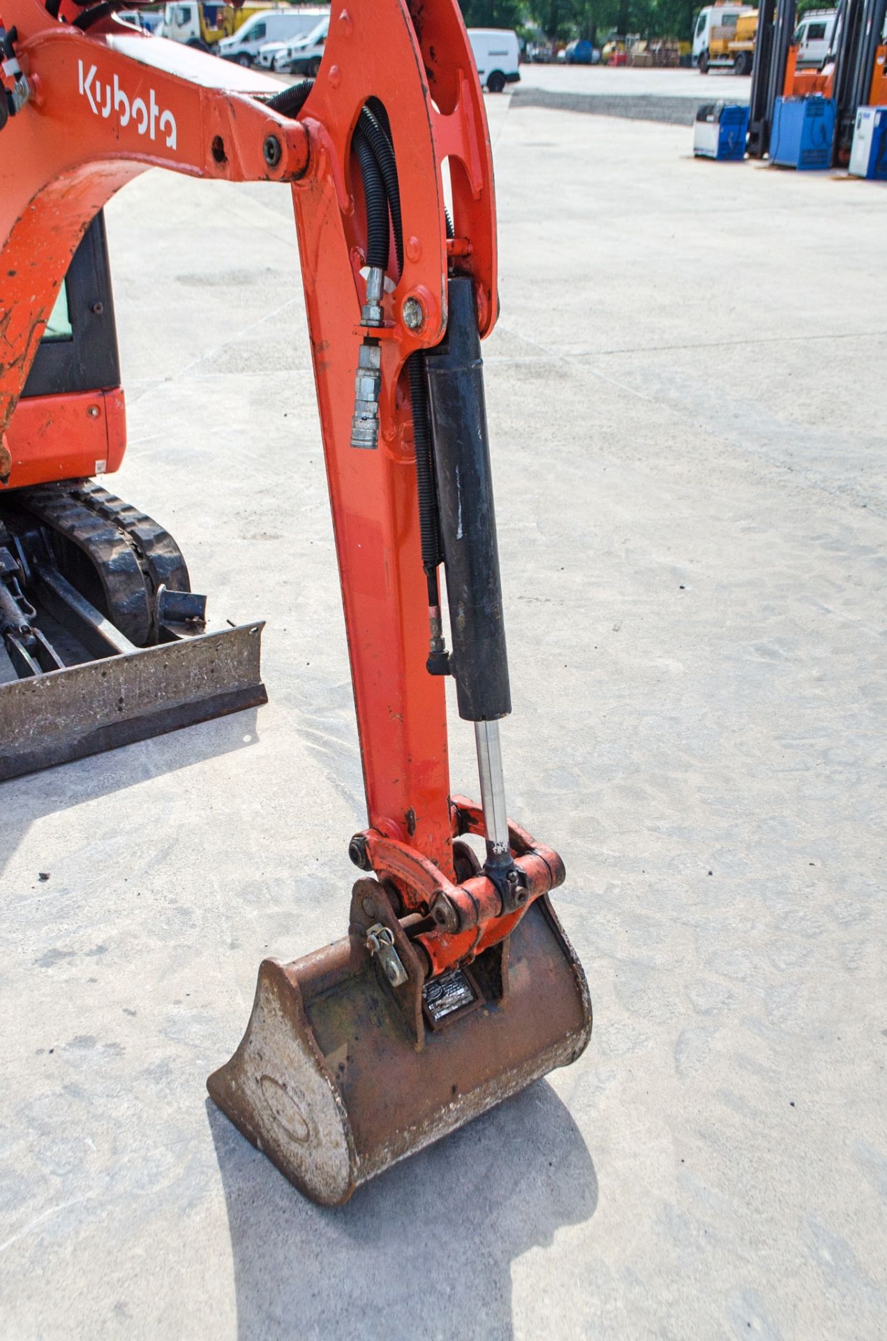 Kubota KX016-4 1.6 tonne rubber tracked excavator Year: 2018 S/N: 62838 Recorded Hours: 869 piped, - Image 18 of 28