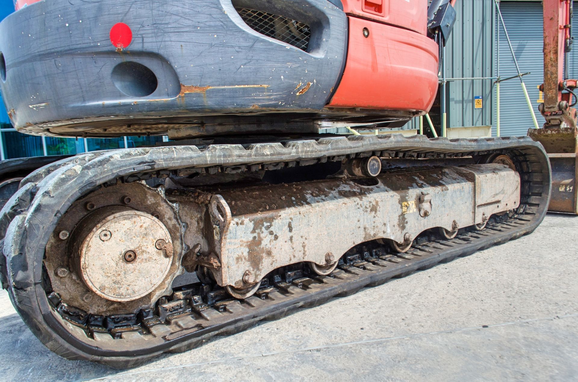 Kubota U55-4 5.5 tonne rubber tracked excavator Year: 2014 S/N: 52375 Recorded Hours: 3768 blade, - Image 15 of 28