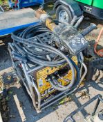 JCB Beaver petrol driven hydraulic power pack c/w JCB hydraulic anti-vibe breaker and hoses A691494,