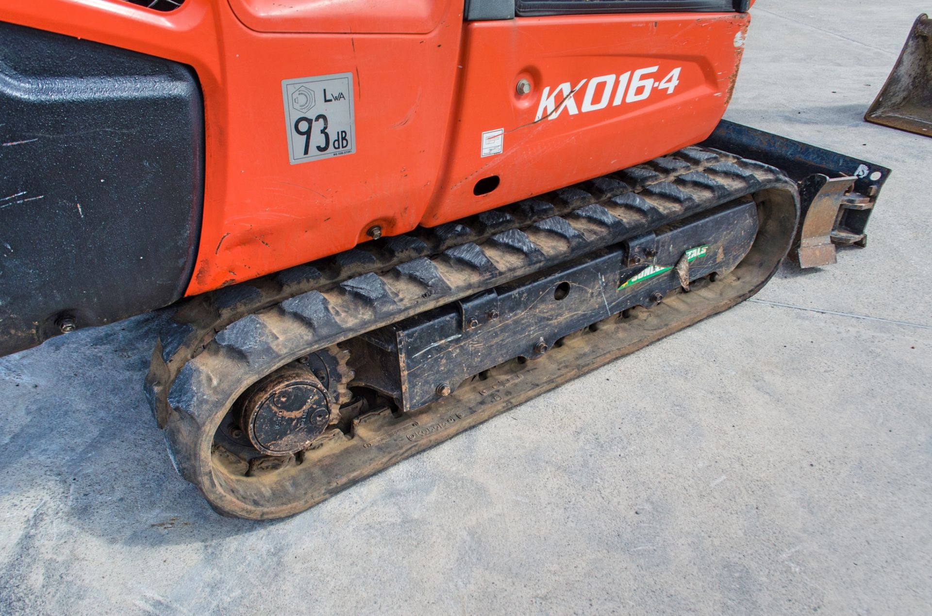 Kubota KX016-4 1.6 tonne rubber tracked excavator Year: 2018 S/N: 62838 Recorded Hours: 869 piped, - Image 14 of 28