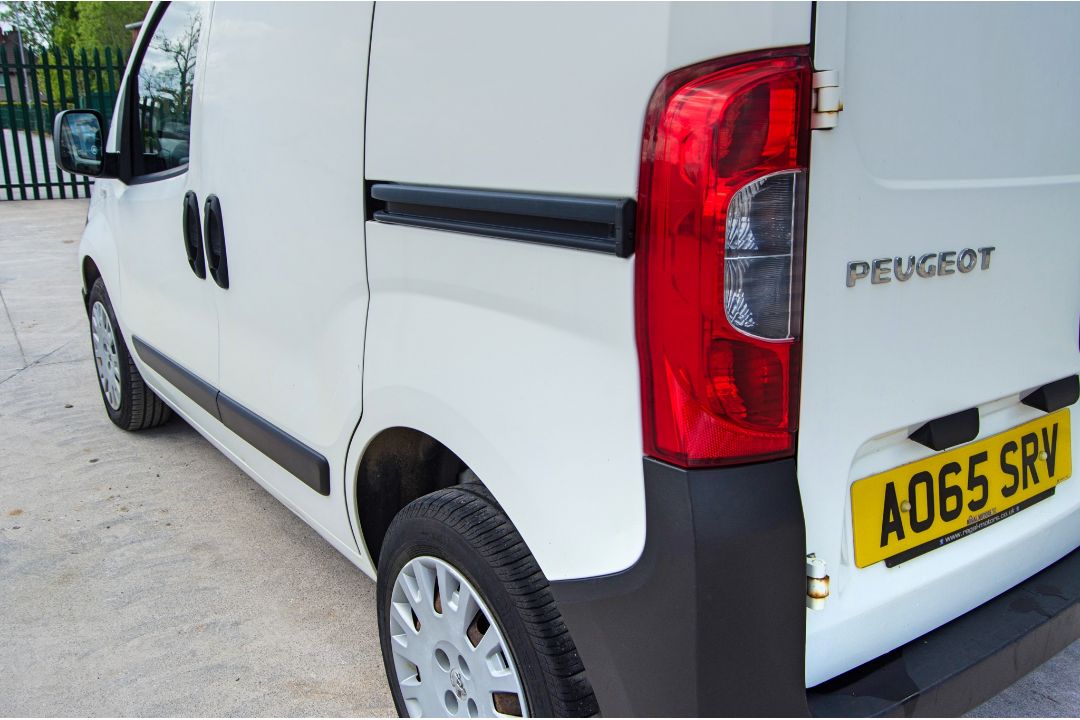Peugeot Bipper Professional HDi 1248cc diesel 5 speed manual panel van Registration Number: AO65 SRV - Image 10 of 30